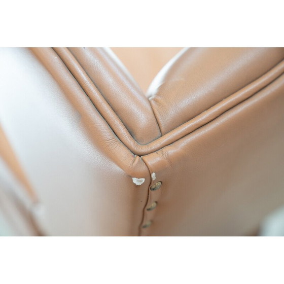 Image 1 of Sedia da ufficio vintage in pelle fior, 1980