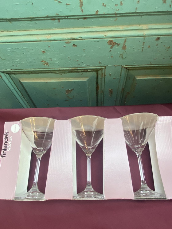 Image 1 of Set di bicchieri da cocktail o da Martini nella confezione originale