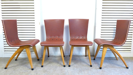 Image 1 of 4x Van Os Chairs Van Culemborg