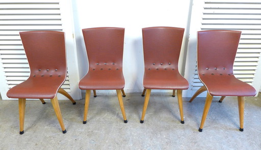 4x Van Os Chairs Van Culemborg