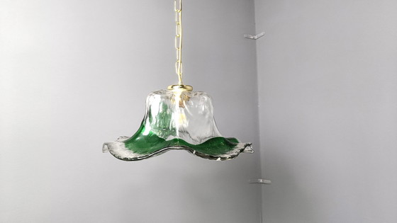 Image 1 of Suspension en verre vintage