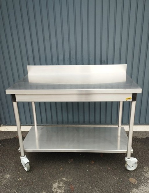 Serving trolley - Serving trolley - Work surface - Stainless steel sliding table - P R O equipment