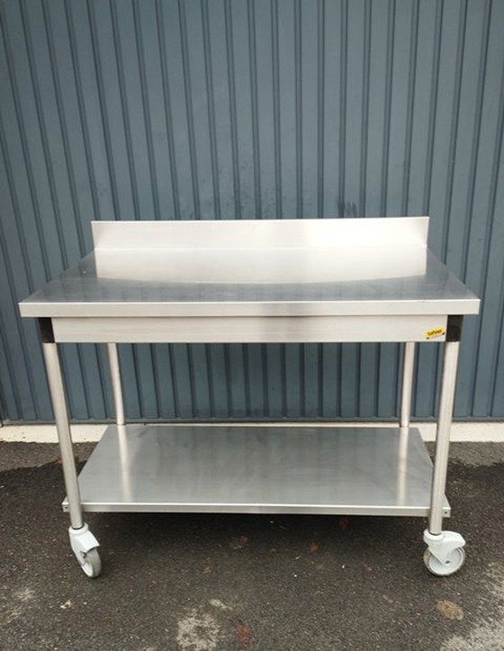 Image 1 of Serving trolley - Serving trolley - Work surface - Stainless steel sliding table - P R O equipment