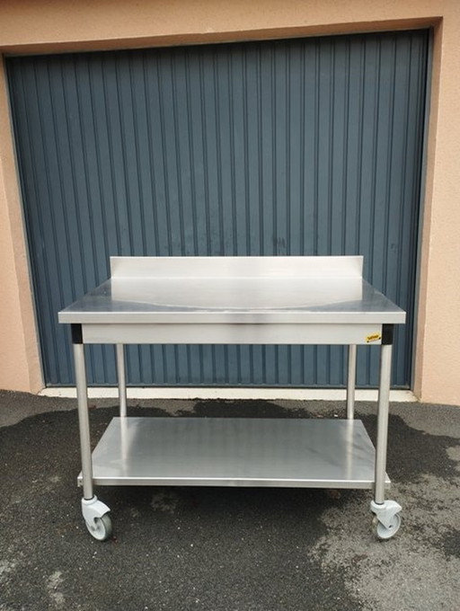 Serving trolley - Serving trolley - Work surface - Stainless steel sliding table - P R O equipment