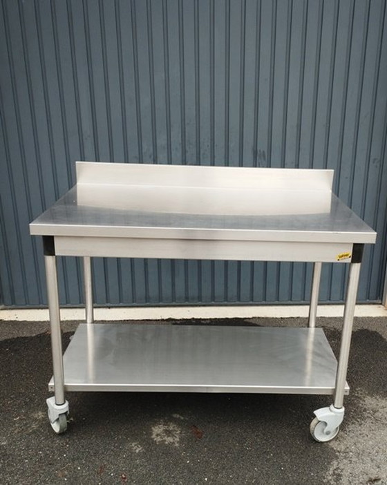 Image 1 of Serving trolley - Serving trolley - Work surface - Stainless steel sliding table - P R O equipment