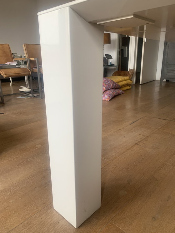 Image 1 of White High Gloss Dining Table