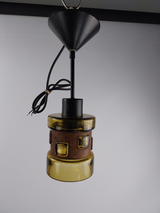 Image 1 of Lampe suspendue Flygsfors par Victor Bernt 1960s