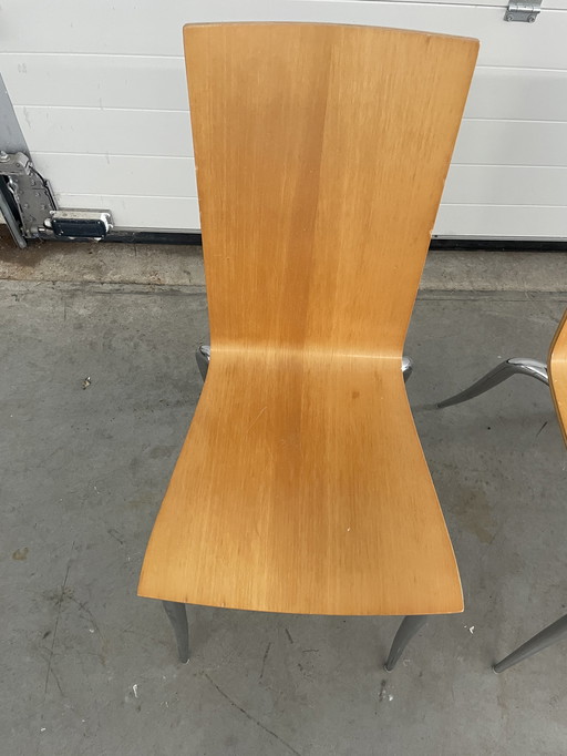 6x Olli Tango by Philipe Starck dining chairs