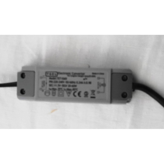 Image 1 of Vintage Cobra lamp in plexiglass and chromed metal, 1980