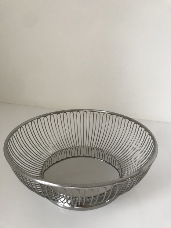 Image 1 of Alessi Fruit Basket - Wire Basket Italy