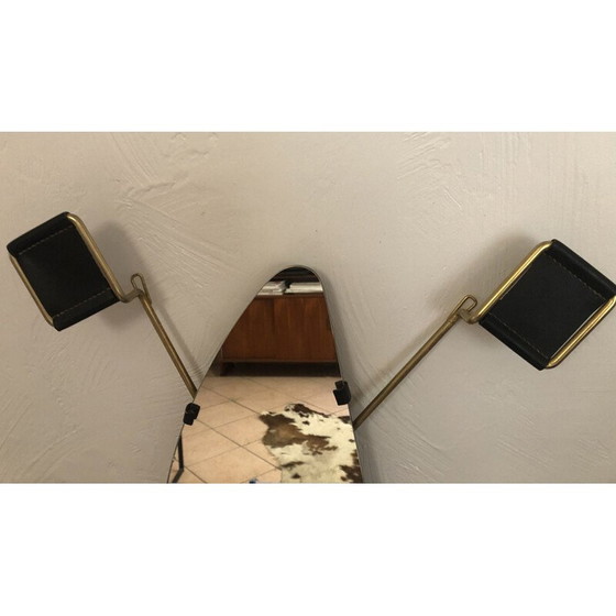 Image 1 of Vintage coat rack with mirror, 1950