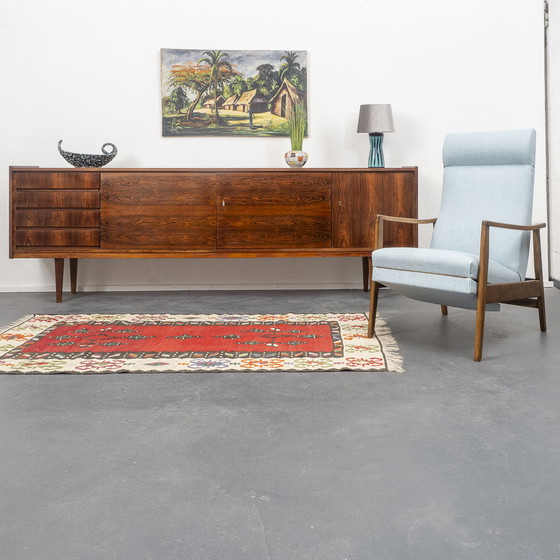 Image 1 of 70s rosewood sideboard, restored, 250cm