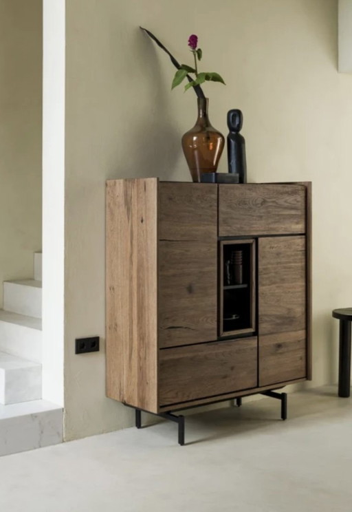 Xooon Halmstad Highboard Cabinet With Lighting