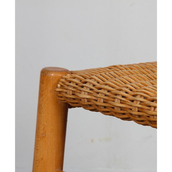 Image 1 of Pair of vintage wooden chairs by Krasna Jizba, Czechoslovakia 1960