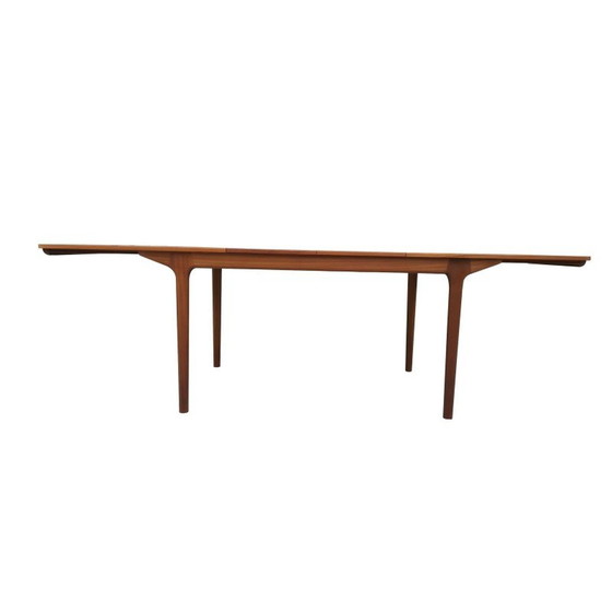 Image 1 of Vintage extendable teak dining table by Tom Robertson for Mcintosh, 1960