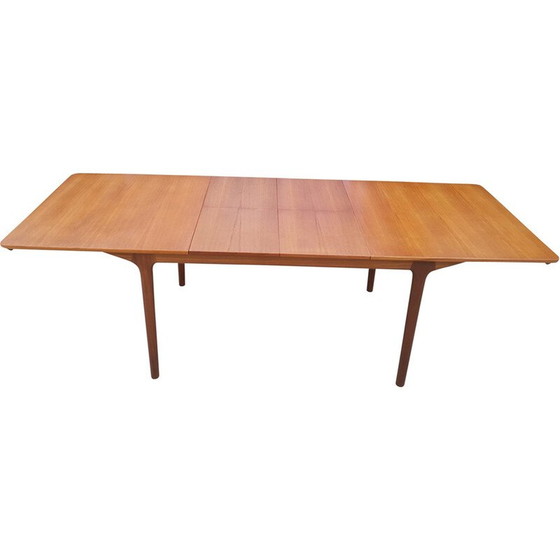 Image 1 of Vintage extendable teak dining table by Tom Robertson for Mcintosh, 1960