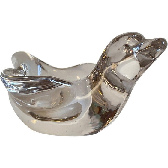 Image 1 of Tasca vuota in cristallo vintage a forma di rondine