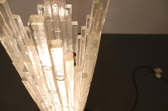 Image 1 of Glass Floor Lamp by Poliarte, Italy 1960