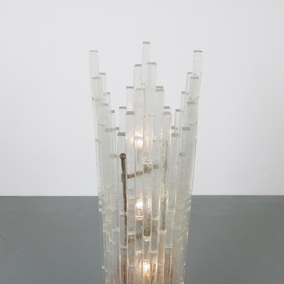 Image 1 of Glass Floor Lamp by Poliarte, Italy 1960