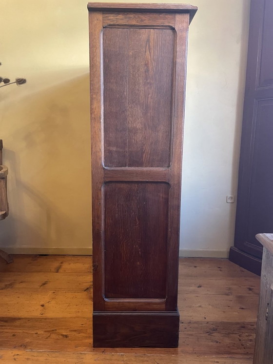 Image 1 of Shuttered filing cabinet Classeur Oak Period 1900 French