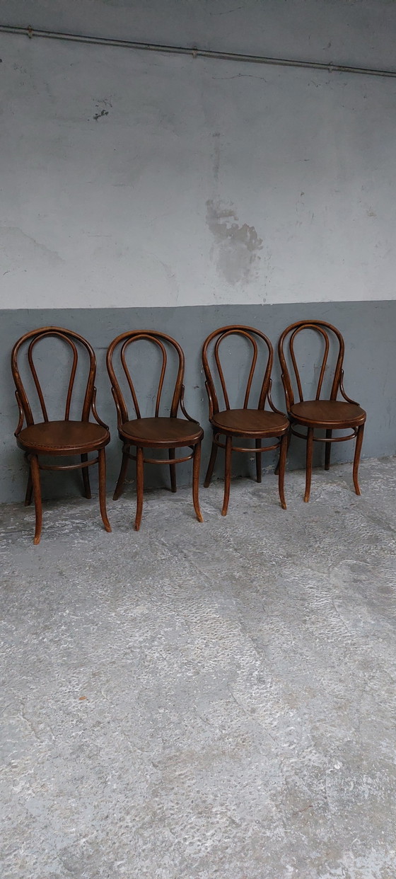 Image 1 of 4 x bentwood Bistro dining chairs