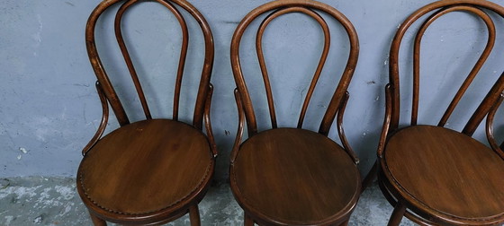 Image 1 of 4 x bentwood Bistro dining chairs