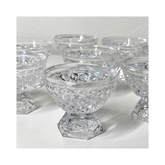 Image 1 of Set di 8 mini bicchieri vintage pressati