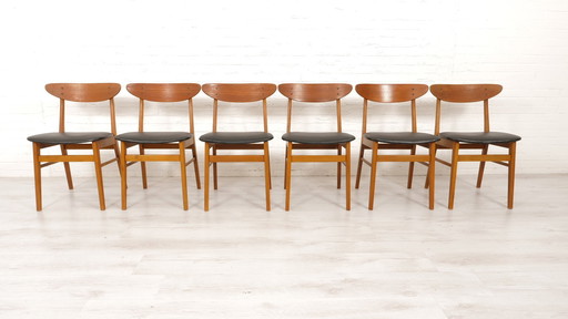 6 X Dining chair | Farstrup | Model 210 | Restored