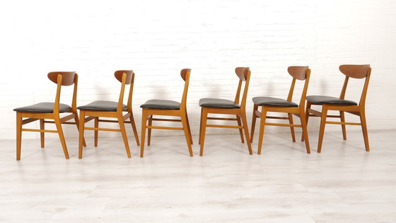 Image 1 of 6 X Dining chair | Farstrup | Model 210 | Restored