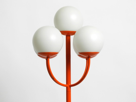 Image 1 of Original 1960S Orange Floor Lamp In Space Age Design By Kaiser Leuchten