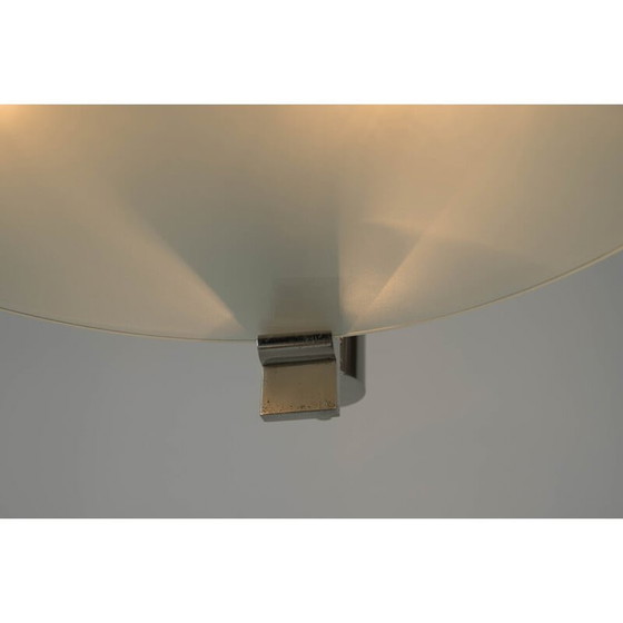 Image 1 of Vintage 6-flamming nickel-plated chandelier, 1930s