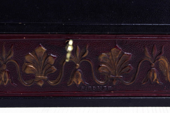 Image 1 of Scatola in pelle in stile Art Nouveau, Italia 1970