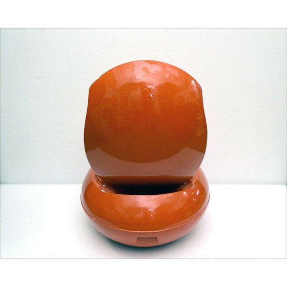Image 1 of Vintage Egg plastic armchair and fabric cushion by Peter Ghyczy, 1960