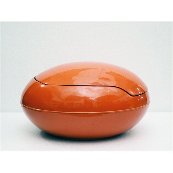 Image 1 of Vintage Egg plastic armchair and fabric cushion by Peter Ghyczy, 1960