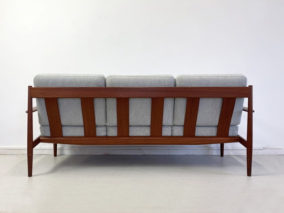 Image 1 of Grete Jalk France & Son Danish design three-seater