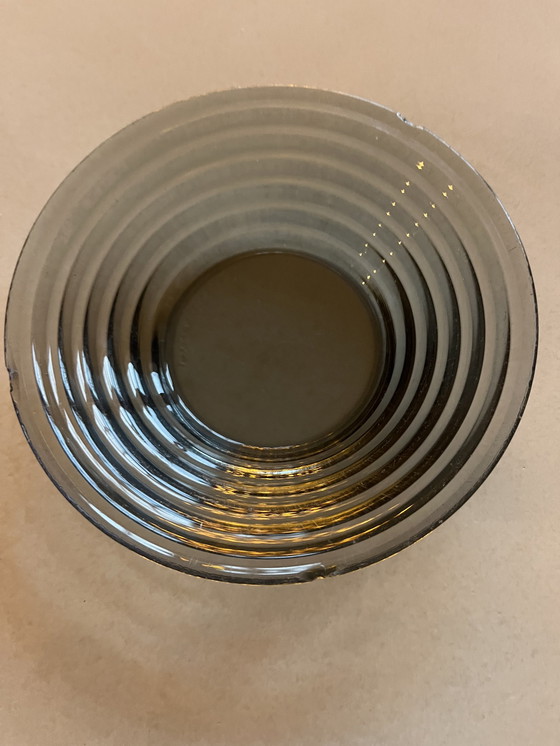 Image 1 of Gray Glass Bowl Iitala Aino Aalto