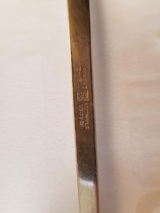 Image 1 of 2X German Salad Servers By Wilhelm Braun-Feldweg For Herosil