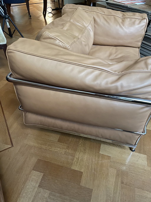 2x Cassina LC3 Armchairs