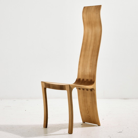 Image 1 of Mk10620 Kragenæs Solid Ash Dining Chair By Walther Nielsen, Set Of 4