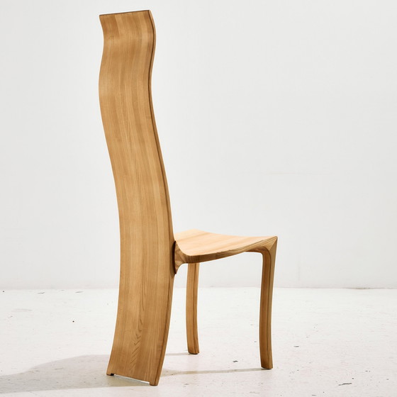 Image 1 of Mk10620 Kragenæs Solid Ash Dining Chair By Walther Nielsen, Set Of 4