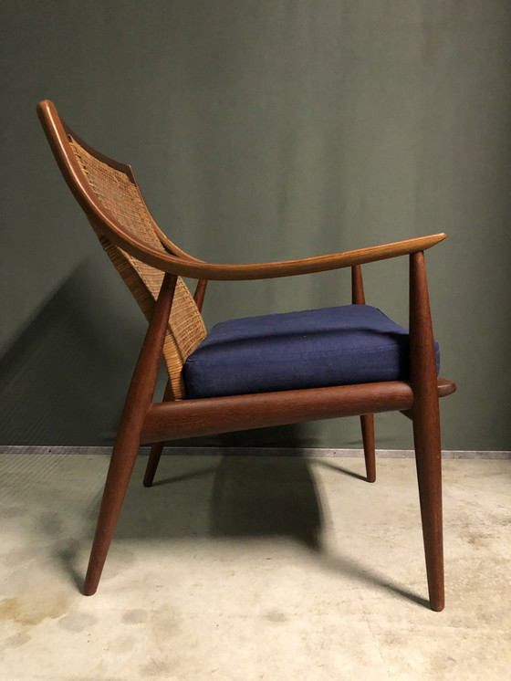 Image 1 of Peter hvidt & orla molgaard nielsen model 147 teak & rattan chair