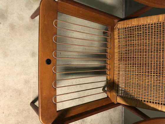 Image 1 of Peter hvidt & orla molgaard nielsen model 147 teak & rattan chair