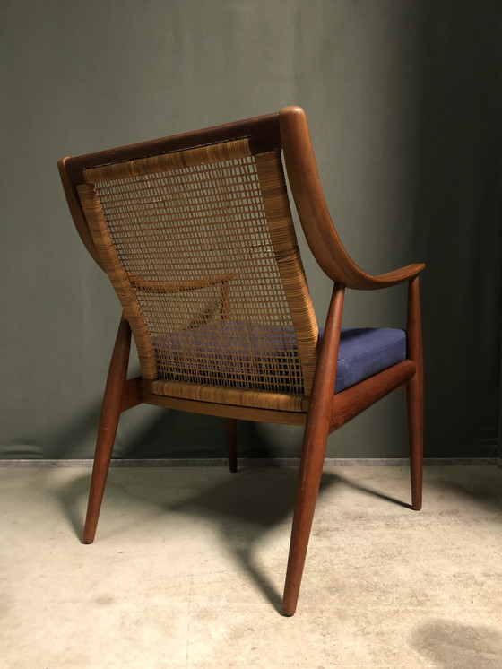 Image 1 of Peter hvidt & orla molgaard nielsen model 147 teak & rattan chair