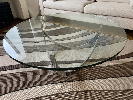 Mid - Century Table By Werner Linder For Bacher (70s)