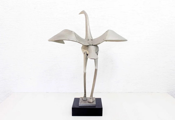 Image 1 of Metal alloy sculpture by Kagane 1985