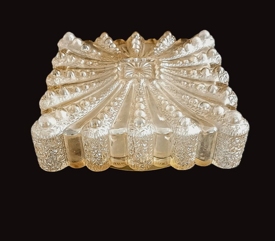 Image 1 of Rzb Vintage Glass Ceiling Or Wall Lamp .