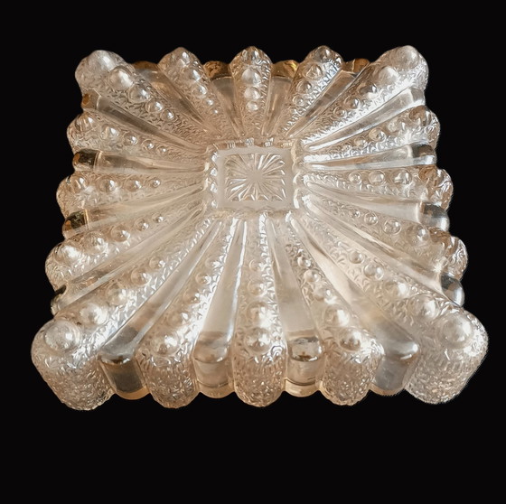 Image 1 of Rzb Vintage Glass Ceiling Or Wall Lamp .