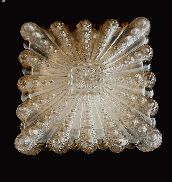 Image 1 of Rzb Vintage Glass Ceiling Or Wall Lamp .