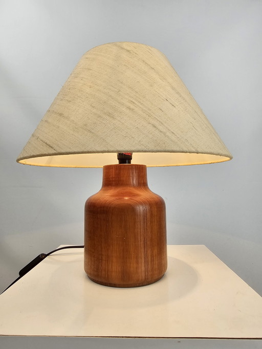 Teak Table Lamp