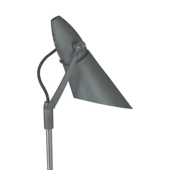 Image 1 of Modern - Floorlamp mounted on casters - Aluminum, adjustable and moveable